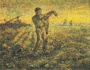 Vincent Van Gogh The End of the Day Sweden oil painting artist
